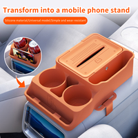 Compartiments divisés pour organiser les objets, boîte de rangement pour accoudoir de voiture, rangement pour articles divers