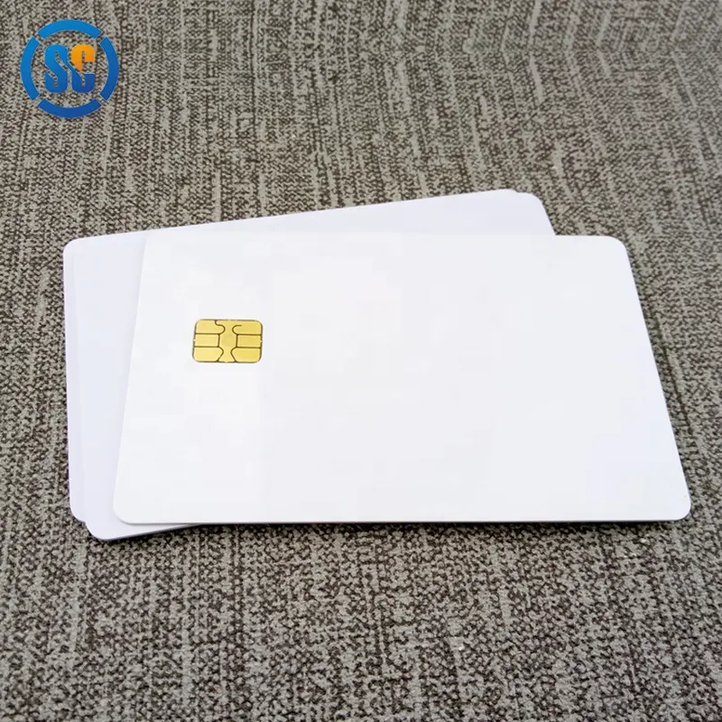 Direct selling contact ic chip Card CR80 Size PVC 4442 4428 Contact Chip Rfid Contact Card With Factory Price