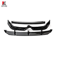 G06 Juego de 4 Piezas de Divisores Delanteros para Parachoques de Coche, ABS Negro Brillante, para BMW X6 G06, Accesorios para Kit de Carrocería 2020 2021 2022 2023