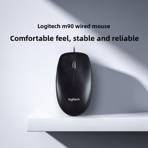 Ensemble clavier K120 et <span class=keywords><strong>souris</strong></span> filaire à capteur optique M90 pour bureau, maison, ordinateur portable, connexion USB - Product Image 2