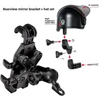 Support de téléphone antivol en plastique pour moto, absorbant les chocs, fixation sur guidon, compatible vélo - Offre Spéciale