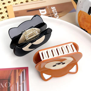 Lindo rollo de pan de dibujos animados color a juego perro rascar clip animal acetato <span class=keywords><strong>pelo</strong></span> rascar accesorios para el cabello femenino - Product Image 2