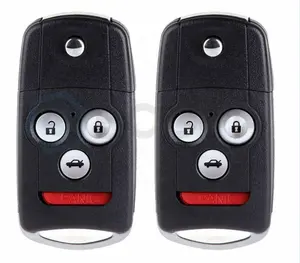 适用于雅阁MDX Acura RDX Acura TL ZDX的翻盖汽车钥匙扣遥控外壳