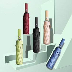 Paraguas Plegable Automático de 24 Varillas Personalizado con Logotipo para Publicidad Empresarial - Product Image 2