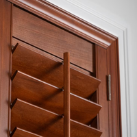 Volet roulant en PVC personnalisé, persienne solide, store intérieur, Plantation de tilleul, fenêtre de volet