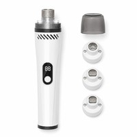 Moteur silencieux à vibrations ultra-faibles qui apaise les animaux de compagnie, lime à ongles rechargeable pour chien pour l'entretien quotidien des pattes, kit de coupe-ongles sans désordre