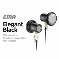 Écouteurs TRN EMA détachables à connecteur 2 broches en S, à tête plate, plaqués or, avec câble remplaçable et amovible, pour une sonorité HiFi rétro améliorée