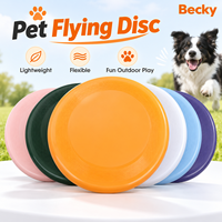 Jouet Frisbee en Caoutchouc pour Animaux de Compagnie, Résistant aux Morsures, Coloré, pour Entraînement Interactif, Offre Spéciale