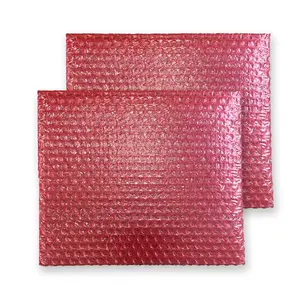 电子产品定制红色防静电气泡袋防静电泡沫包装袋