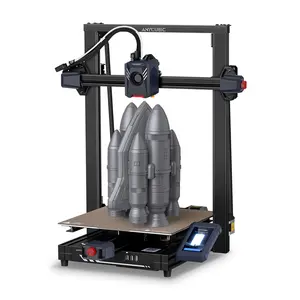 Anycubic Kobra 2 Plus otomatis Leveling 10X Max kecepatan cetak 500mm/S ukuran cetak 320*320*400mm besar FDM 3D Printer