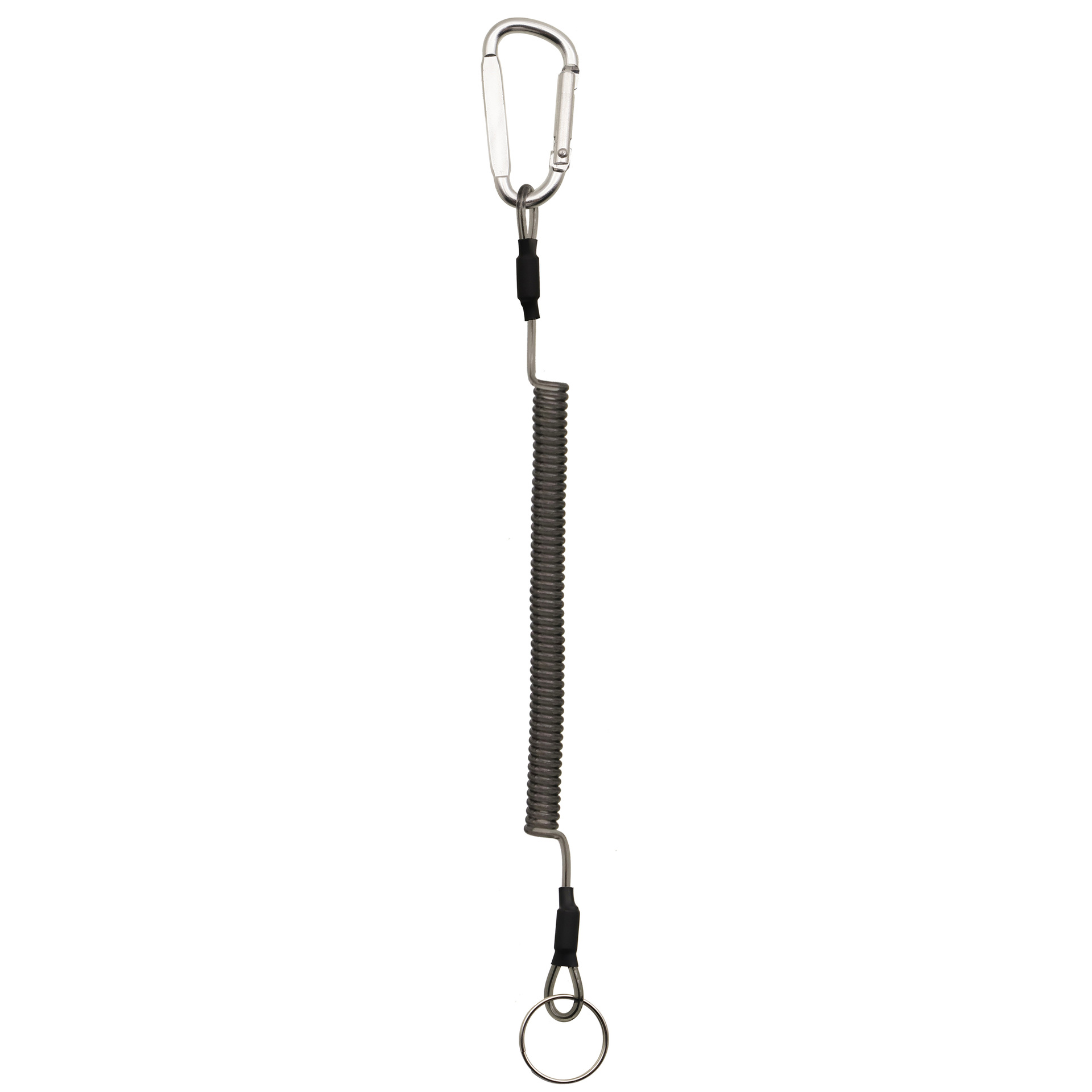 Silver Clip + balck Lanyard