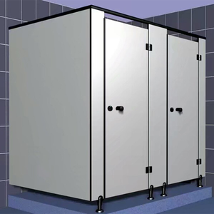 Không Thấm Nước Và Chống Cháy 1220X2440 <span class=keywords><strong>HPL</strong></span> 18Mm Nhỏ Gọn Hội Đồng Quản Trị Cho Phòng Tập Thể Dục Nhà Vệ Sinh Tủ Phân Vùng - Product Image 2