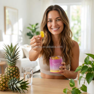 Suplemen Permen Herbal Probiotik Dewasa dengan Bubuk Slippery Elm Meningkatkan Imunitas & Menyeimbangkan Tingkat pH - Product Image 2