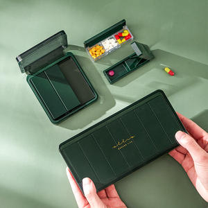 กล่องใส่ยาแบบรายสัปดาห์ 3 ครั้งต่อวัน กล่องยาขนาดใหญ่ 7 วัน กล่องจัดระเบียบยาสำหรับเดินทาง กล่องใส่ยา - Product Image 2