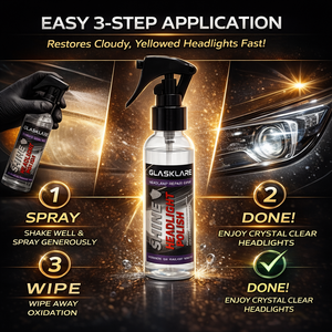 Spray Restaurador de Faros de Coche 120ml -- Elimina Arañazos, Amarilleo y Oxidación, Limpiador Abrillantador de Faros de Acción Rápida - Product Image 5