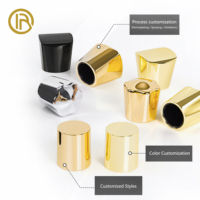 Capuchon de parfum OEM/ODM de luxe en zamac avec design corde dorée et flacon – Logo personnalisé pour marques de parfums haut de gamme