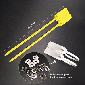 YC-L016 Sigilli in Plastica PP/PE Antifurto Personalizzabili con Codice a Barre, 300mm, Tensione 350N, Asta 7.2mm per Logistica e Bagagli - Product Image 3