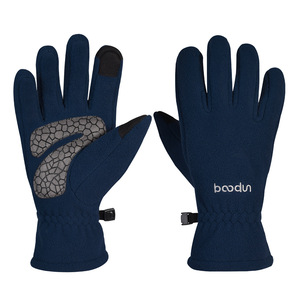 Bodun Winter Outdoor <b>Touchscreen</b> <b>Gloves</b> Fleece Cycling Warm Unisex Blue - Product Image 1
