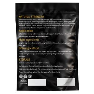 C104 Herbal Energy Power Tea 30 Bags 90g Natural Blend Lingzhi Goji Berry Cistanche Ginseng <b>Red</b> <b>Date</b> Chinese Maca Tea for Men - Product Image 3