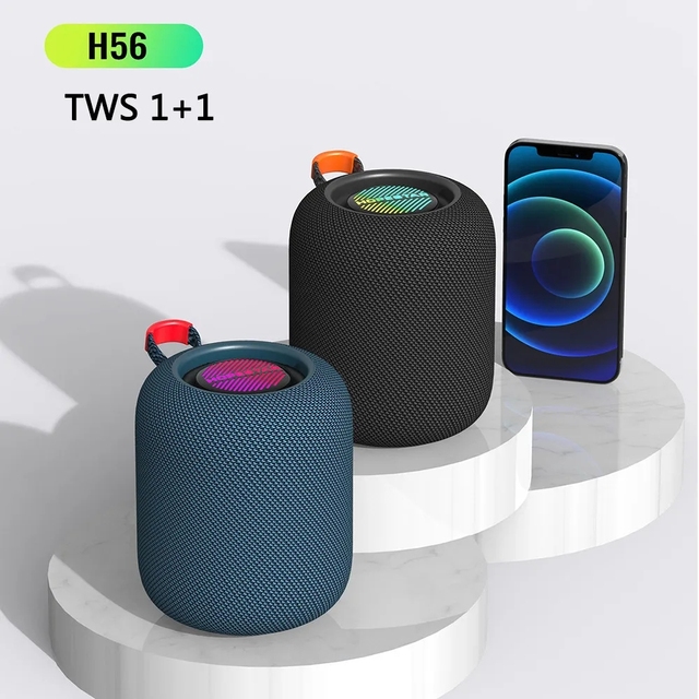 Blue Tooth Subwoofer Para Coche Waterproof Mini Novelty Wireless Abs Fabric Cylinder-Shaped Portable Speaker CLIP3