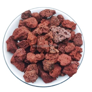 Aquarium utilisé prix bon marché sans poussière pierre de lave noire rouge - Product Image 1