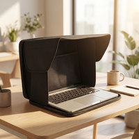Funda Protectora para Laptop Negra al por Mayor, con Múltiples Capas Amortiguadoras y Cubierta para el Sol, con Logotipo Personalizado Disponible