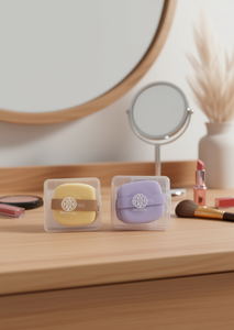 Set di Spugne per il Viso Grenobil 4 Pezzi, Spugnette Lavabili per il Trucco a Forma di Biscotto - Product Image 2