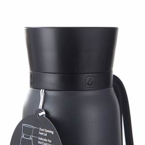 Business Style Matte Stainless Steel Vacuum Water <b>Bottle</b> with Carry Strap, Leakproof Reusable <b>Thermos</b>, - Product Image 4