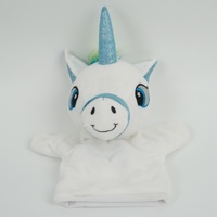 Marionnette licorne personnalisée en peluche de haute qualité, jouet doux pour animal, à la main, meilleure vente