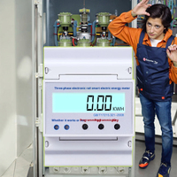 Compteur électrique intelligent triphasé à quatre fils 3T DTS4921, communication Modbus 485, précision 0,1, 0-999 kWh