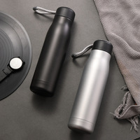 Botella de Agua Aislada Portátil de Gran Capacidad, Termo de Acero Inoxidable para Hombres y Mujeres, para Actividades de Fitness y Aire Libre