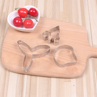 Kit de découpe de fondant en acier inoxydable pour orchidées, 3 pièces, moule de décoration de biscuits, pâte à sucre, accessoires de pâtisserie