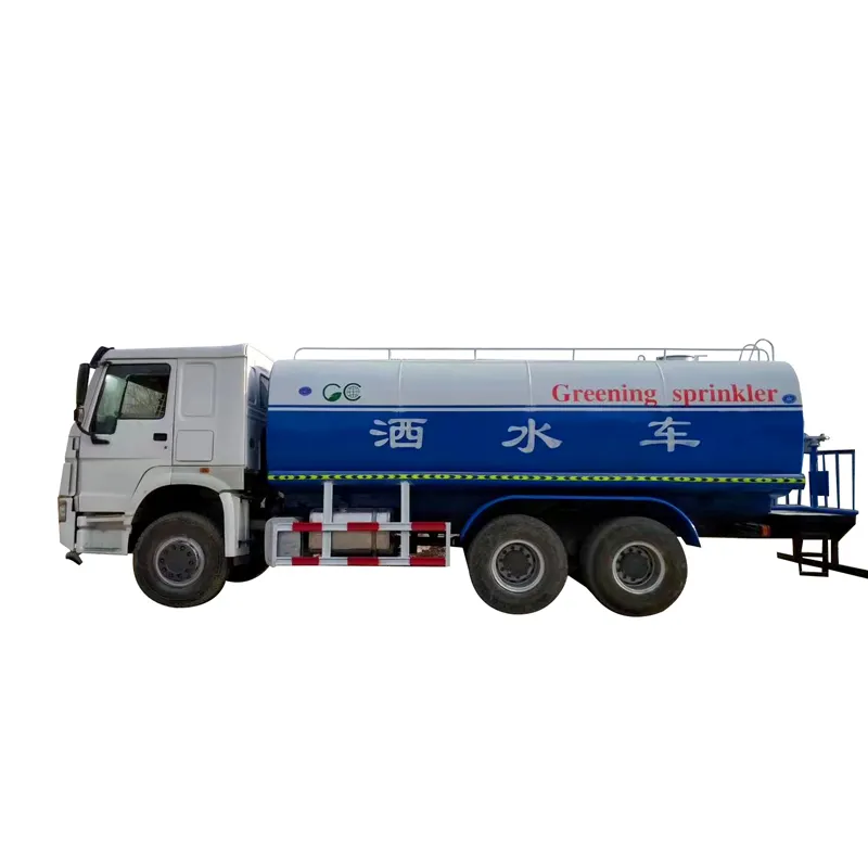 Goede Staat Sinotruk Howo 6X4 10 Wheels 371hp 20000 Liter Grote Watertank Truck