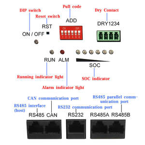 Batería de Litio LiFePO4 de 51.2V 280Ah 300Ah, Almacenamiento Solar de 15kWh Montado en Rack, Comunicación CAN RS485 BMS para Hogar y Telecomunicaciones - Product Image 5