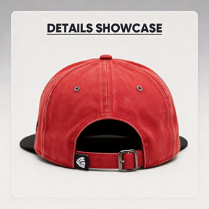 Gorra Snapback Personalizada CHI con Bordado 3D, Roja y Negra, <span class=keywords><strong>de</strong></span> Dos Tonos, con Visera Plana, Logotipo Lateral <span class=keywords><strong>de</strong></span> Toro, Estilo Hip Hop <span class=keywords><strong>de</strong></span> <span class=keywords><strong>Chicago</strong></span> - Product Image 3