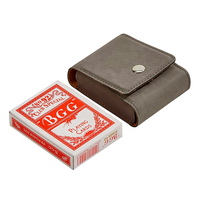 Étui de jeu de cartes publicitaire personnalisable en papier/plastique double face, écologique, à coins arrondis, directement de l'usine