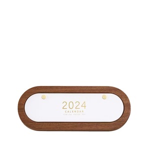 2024 Wooden Desk <b>Calendar</b> Small Uv Printing Office Use - Product Image 5