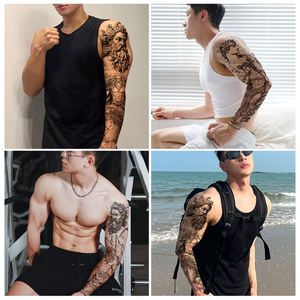 Pegatinas de tatuaje temporal personalizadas de nuevo estilo, impermeables para hombres, brazo completo, pegatina de tatuaje <span class=keywords><strong>cristiano</strong></span> de Jesús - Product Image 3