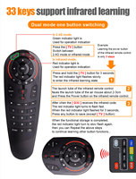 Télécommande G30 MAXHD sans fil avec commande vocale, Air Mouse, apprentissage et détection gyroscopique, télécommande intelligente pour Android TV Box (Grèce, Allemagne)