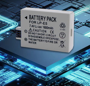 Batterie pour <span class=keywords><strong>CANON</strong></span> LP-E5 LPE5 Eos 450D 500D <span class=keywords><strong>1000D</strong></span> 2000D KISS X2 X3 Rebel T1i Xs 7.4V 1600mAh - Product Image 5