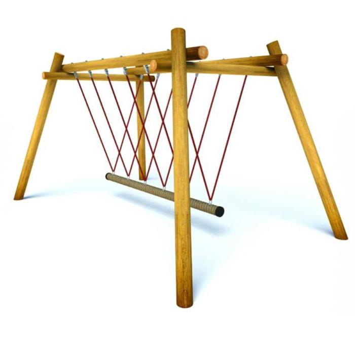 Nylon Playground Climbing Net Rope 16mm Outdoor High Breaking Load 40KN