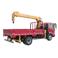 Grue de camion intégrée à faible coût et haute performance pour le transport et le levage de petites charges – Remplace camion et grue – Vente directe usine