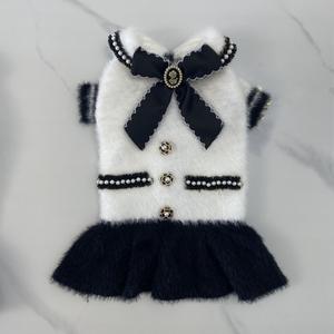 Großhandel Luxus Hunde kleidung XS Kleine Haustiere Designer Warm Cute für Winter Herbst Verwenden Sie Luxusmarke Mode Katze Hund Kleidung - Product Image 4