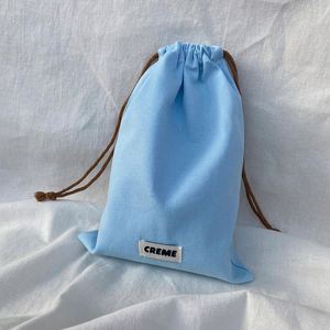 Custom Logo and Size Canvas Drawstring <b>Bag</b> Eco Cotton <b>Dust</b> <b>Bags</b> Cotton Drawstring <b>Bag</b> - Product Image 5