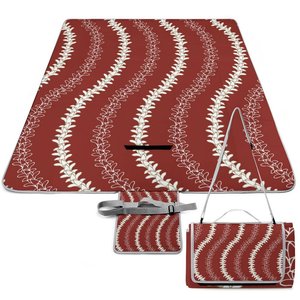 プアケニケニプリント,新デザインカスタムハワイアンファッション防水ソフト厚い正方形屋外ピクニックマット印刷オンデマンド - Product Image 1