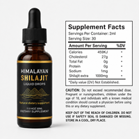 30 ml de gouttes liquides de Shilajit de l'Himalaya, complément minéral naturel, extrait pur de résine de Shilajit, liquide oral, vente en gros