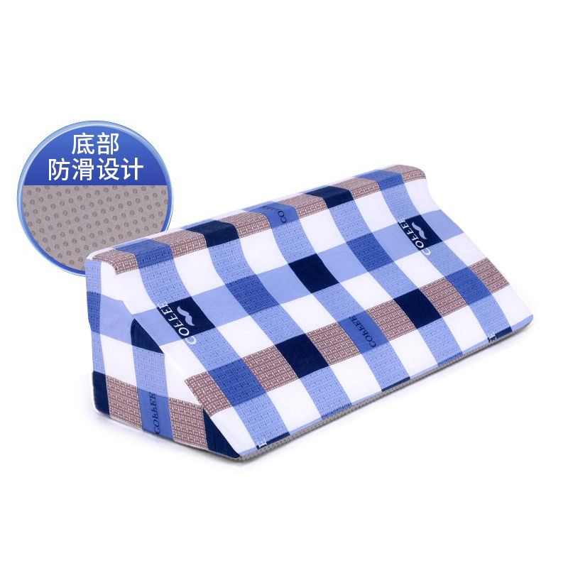 Version antidérapante à carreaux bleus et blancs