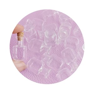 100 flacons en verre miniatures avec bouchon en liège pour potions, mini-bouteilles à vœux pour mariage et projets DIY - Product Image 6