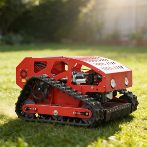 Bestselling Products Engine Small Robot High-power <b>Remote</b>-<b>controlled</b> Garden Intelligent Agricultural <b>Tracked</b> Lawn <b>Mower</b> - Product Image 3