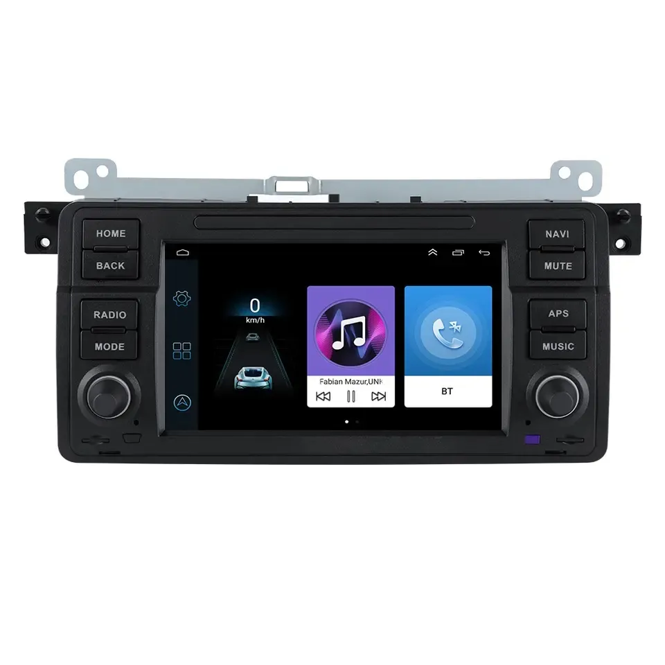 Reproductor multimedia con pantalla táctil de 7 pulgadas para coche, dispositivo de reproducción MP5 de 2 pulgadas con pantalla táctil, compatible con modelo UTO, carplay igital, 1998-2005